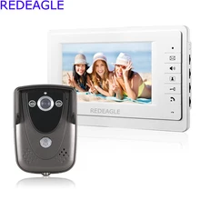7 inch Wired Video Door Phone Doorbell Intercom Night Vision Home Security IR Camera