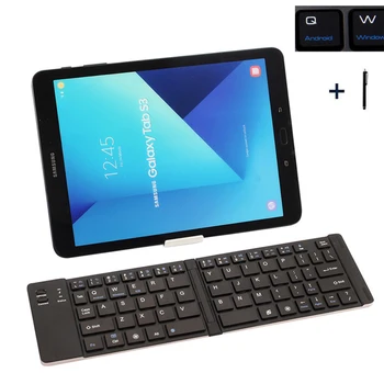 

Universal Wireless Keyboard for Tablet Cell Phones Bluetooth Keyboard For IOS/Microsoft/Android Phones With Stand Case+Pen