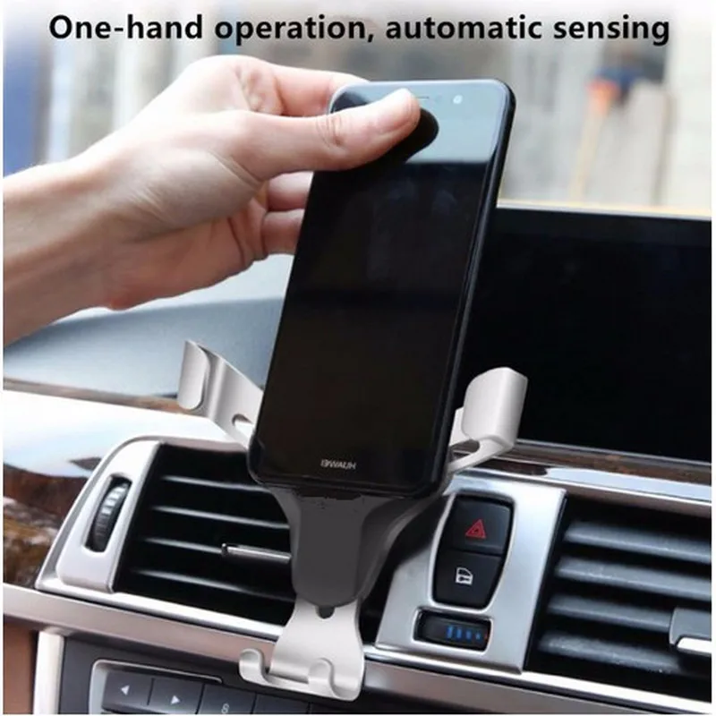 

Car Phone Holder for IPhone X XS MAX Gravity Air Vent Mount Holder for Phone In Car Mobile Phone Holder Stand for Samsung
