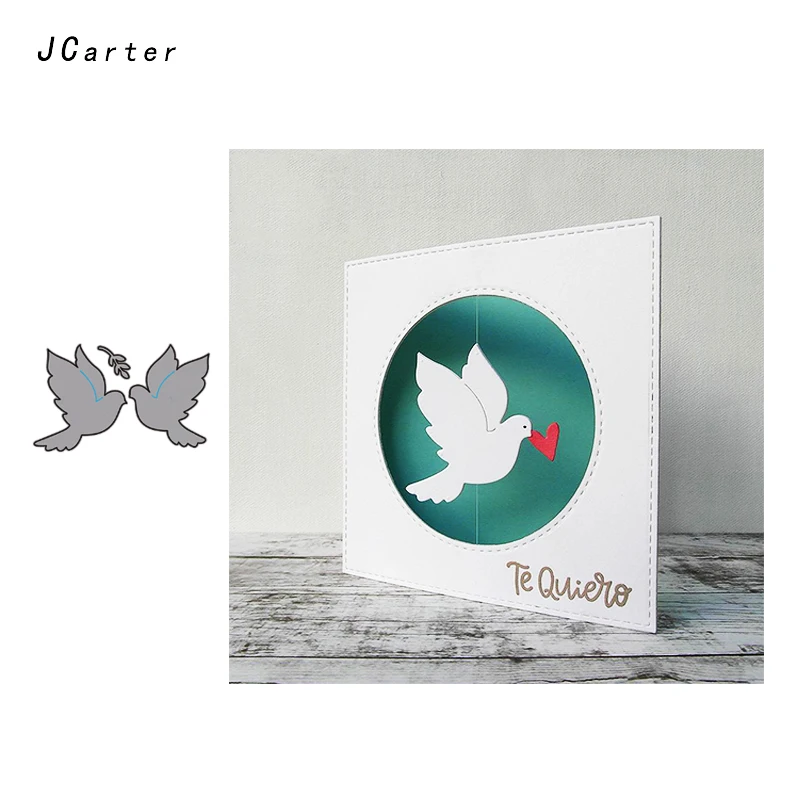 

JC Metal Cutting Dies for Scrapbooking Metal Lovely Bird of Peace Craft Cut Die Stencil Handmade Album Paper Cards Decor Model