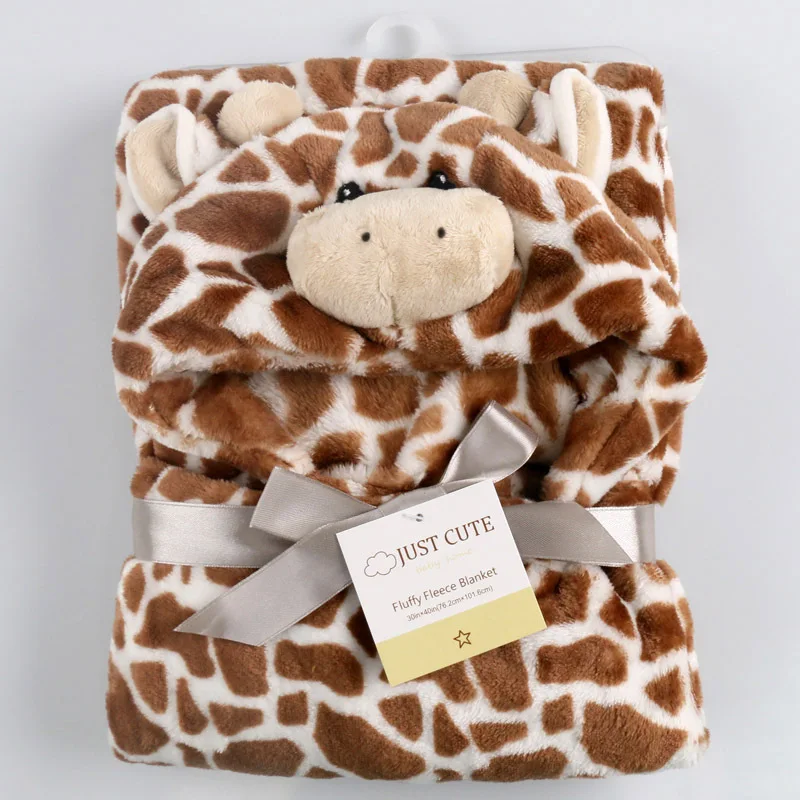 

2019 Baby Wrap Soft Envelope Blankets Newborn Swaddle Wrap Infant Sleeping Bag Warm Bedding Cartoon Short Plush Swaddle