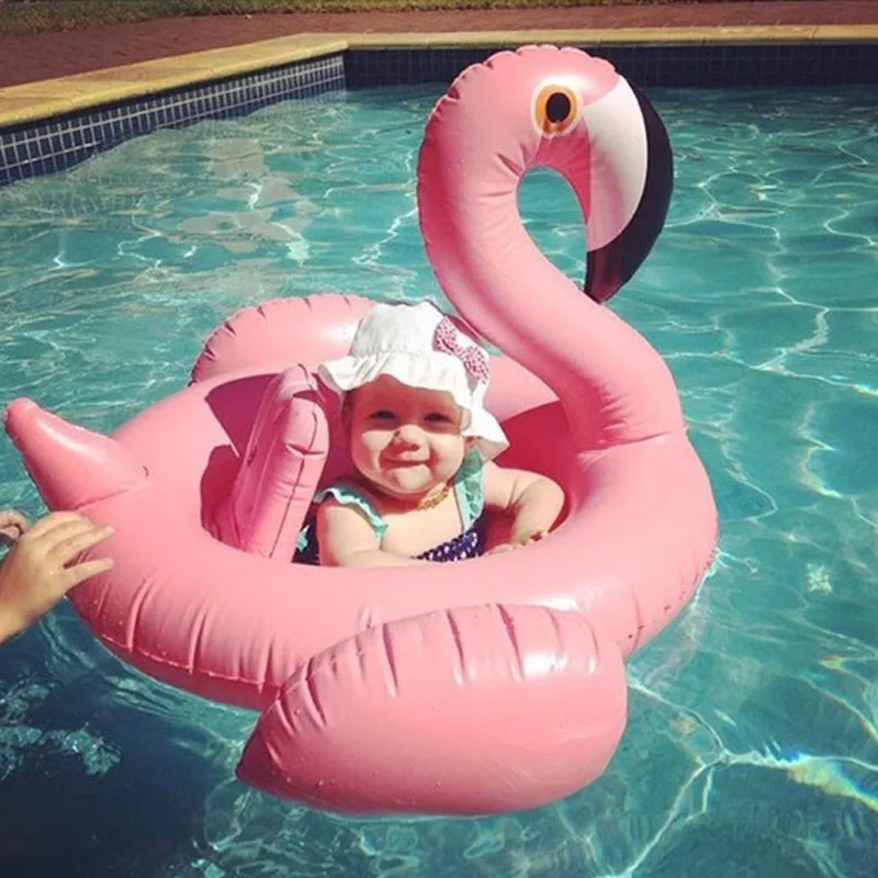 Baby-Swimming-Ring-Dount-Seat-Inflatable-Flamingo-Swan-Pool-Float-Baby-Summer-Water-Fun-Pool-Toy