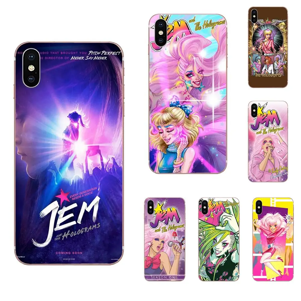 Soft Accessories Pouches Jem And The Holograms 7 For Galaxy J1 J2 J3 J330 J4 J5 J6 J7 J730 J8 2015 2016 2017 2018 mini Pro | Мобильные