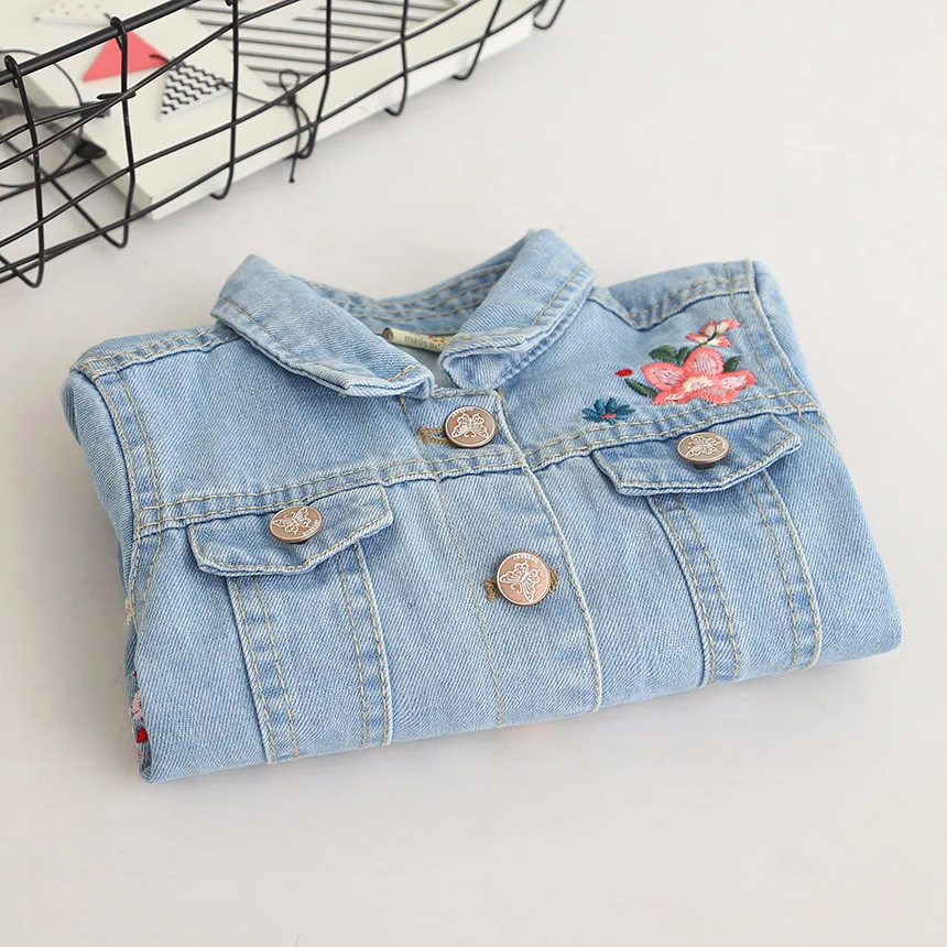 Jaqueta para Meninas com Capuz Cabolsas da Criança da Menina Babyinstar Menina Denim Jaqueta Casual Padrão Roupas Topos Crianças 11 Mamãe e Bebê