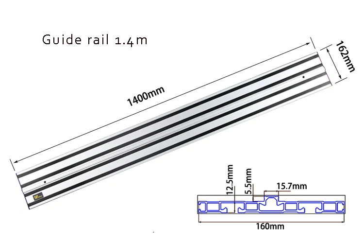 Двухэтажная прямая направляющая с регулируемым основанием пилы для циркулярной пилы, деревообработка DIY