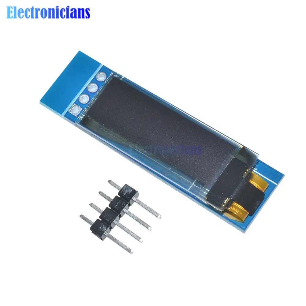 10 шт. 0,91 дюйма 128x32 IIC IEC синий OLED ЖК-дисплей DIY модуль 0,9" SSD1306 Драйвер IC модуль для Arduino PIC DC 3,3 В 5 В