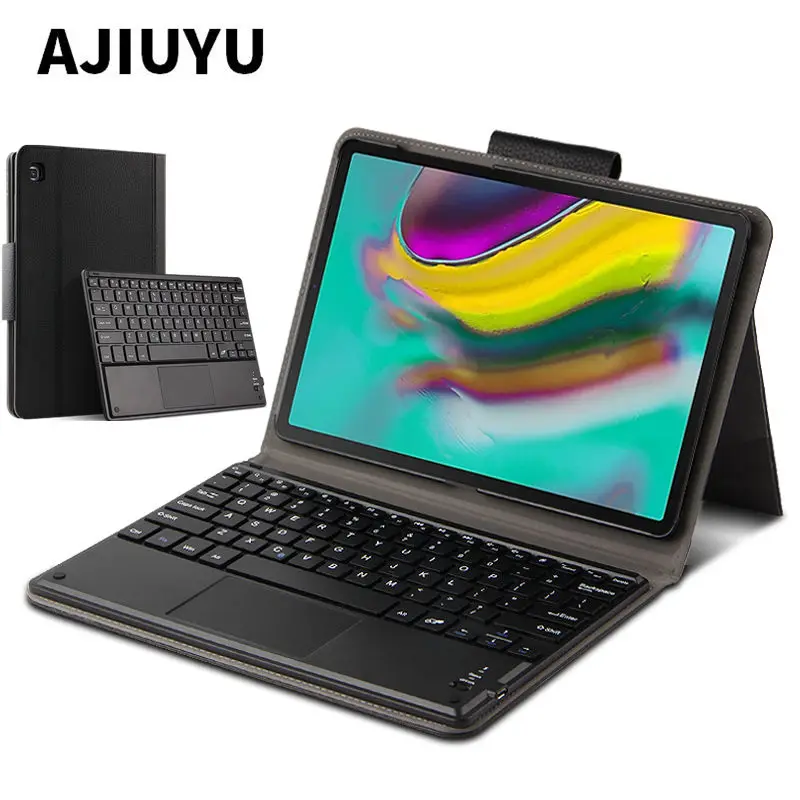 Чехол для Samsung Galaxy Tab S5E 10 5 T720 T725 Bluetooth клавиатура защитный чехол из искусственной