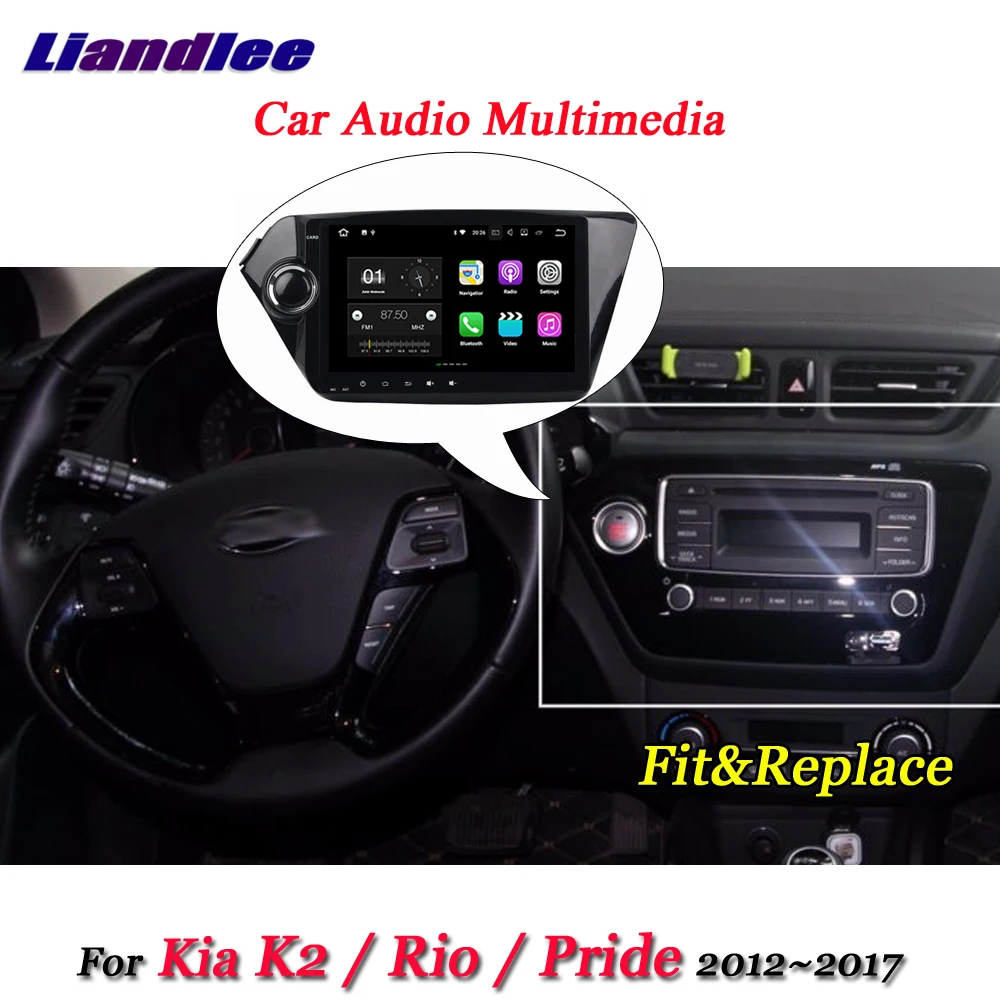 Liandlee автомобиля Android Системы для Kia K2/Рио R/Pride 2012~ стерео радио видео BT gps Map Navi навигации Мультимедиа No DVD