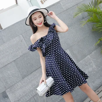 

girls clothes 2018 polka dot fashion teenage kids dresses for girls