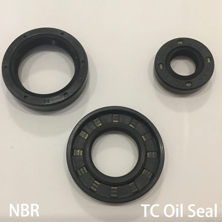 

26*47*7/8/10/11/12 26x47x7/8/10/11/12 Black Nitrile Rubber NBR Double Lip Spring TC Ring Gasket Radial Shaft Skeleton Oil Seal
