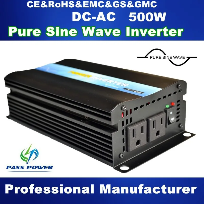 

CE RoHS SGS, DC to AC Inverter, Off Grid Single Phrase Pure Sine Wave,500w frequency inverter