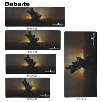 

Babaite Rubber Mousepad Computer Loptop Desktop Mice Mat Optical Anti-slip Gaming Mouse Pad-Cs Go Counter Strike