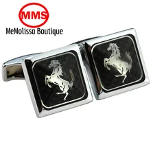 MeMolissa Formal gold horse Cufflink for Mens Suits Buttons Geometric Wedding Cufflink French Grooms Shirt Brand Cuff Links