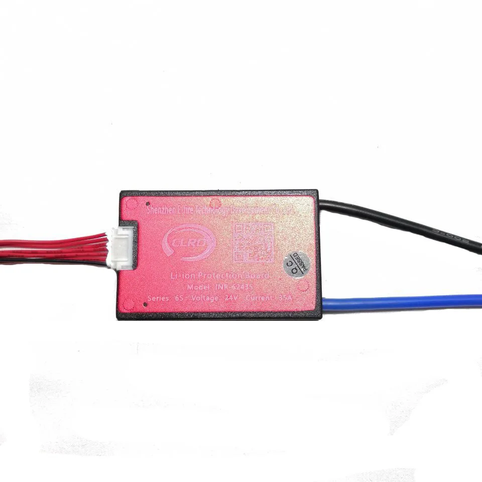 Система управления аккумулятором 6S 24V 15A 40A BMS PCM PCBA для 18650 комплект литий ионных