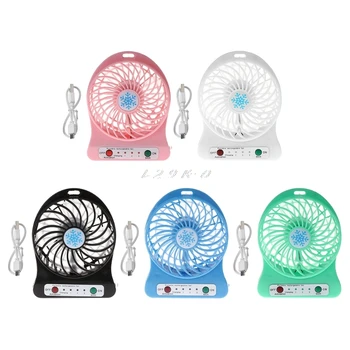 

Portable Gadget USB Fan 5W Outdoor LED Light Fan Air Cooler Desk USB Fan without 18650 Battery