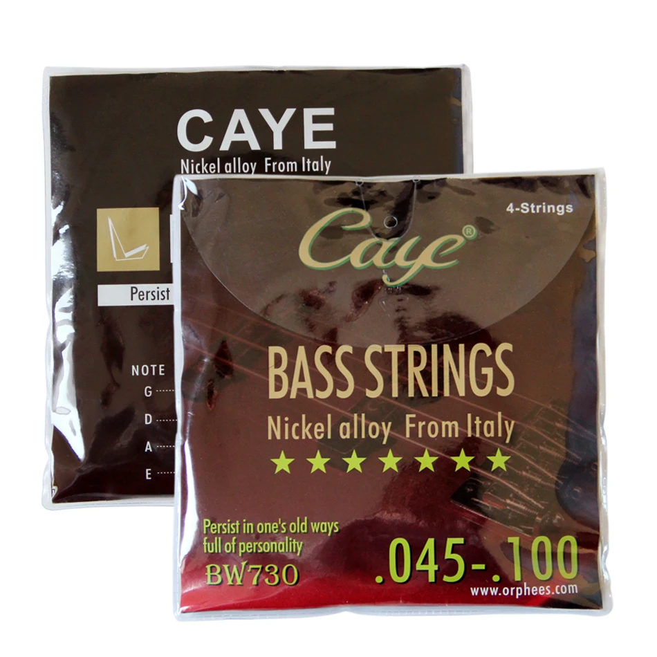 

Orphee Caye-BW Series BW730 Bass Strings Set .045-.100 Nickel Alloy from Italy Music Wire 4pcs/set