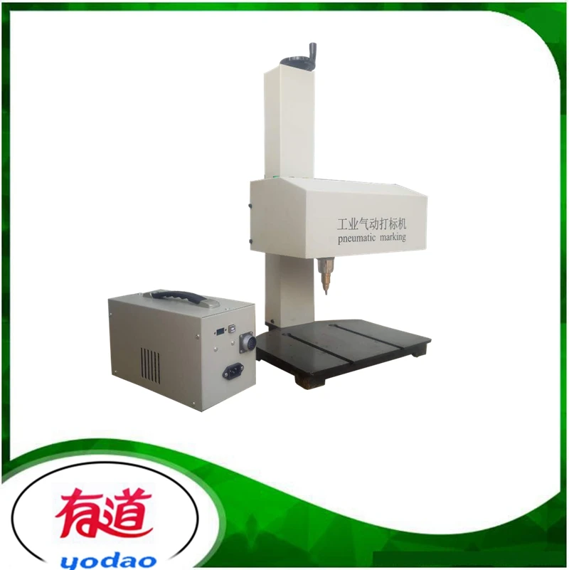 

Mini Nameplate Pneumatic Dot Pin Metal Dot Peen Marking Machine Portable 180*90mm 110V 220V