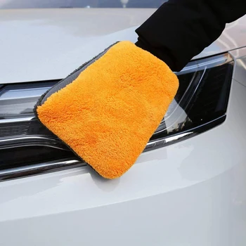 

Double-sided Coral Velvet Waterproof Car Wash Gloves Soft Cleaning Glove Wash Mitt