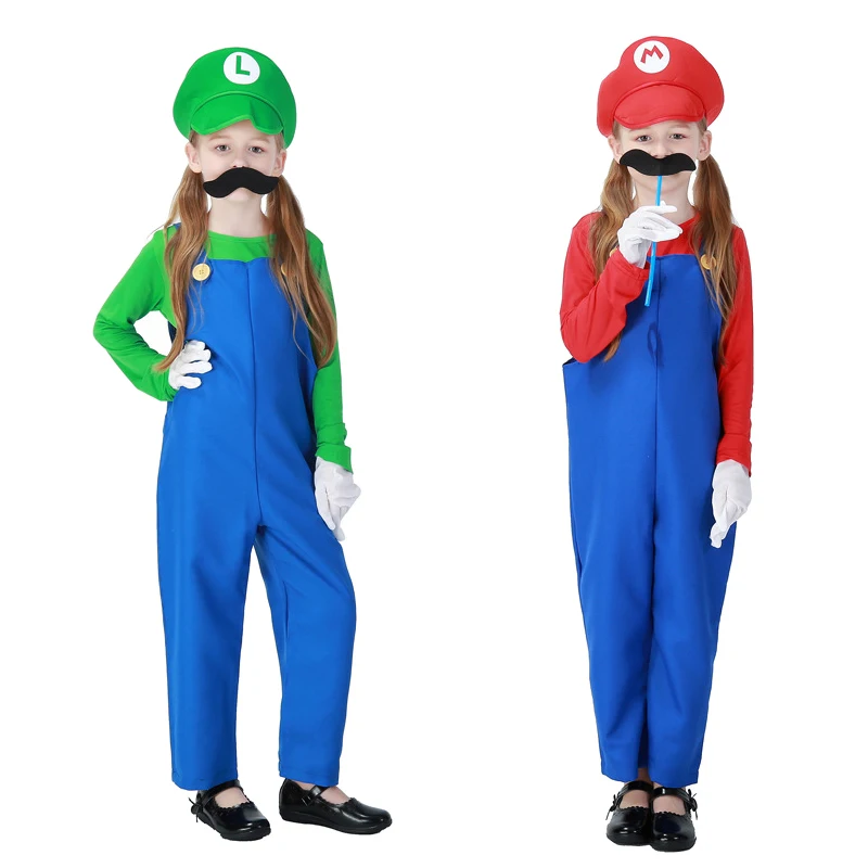 Cute Super Mario Luigi Costume. 