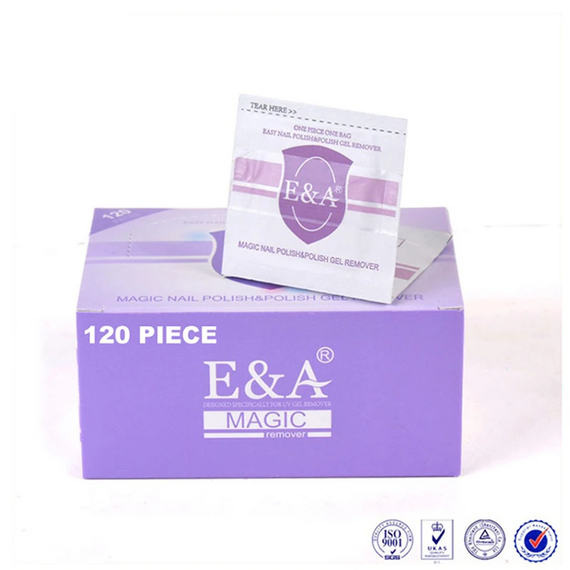 

20Pcs Magic Nail Polish Remover Polish Gel Soak Off Wrap Pads Nail Art Cleaner Wet Wipe Manicure Tools One-Off Removal Wraps