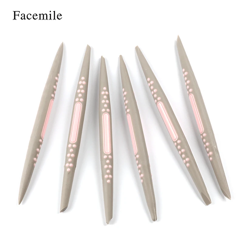 Facemile 6 шт. для помадки, печенья, сахара с мягким наконечником формочек стеки торт кекс украшения цветок Моделирование глины инструмент