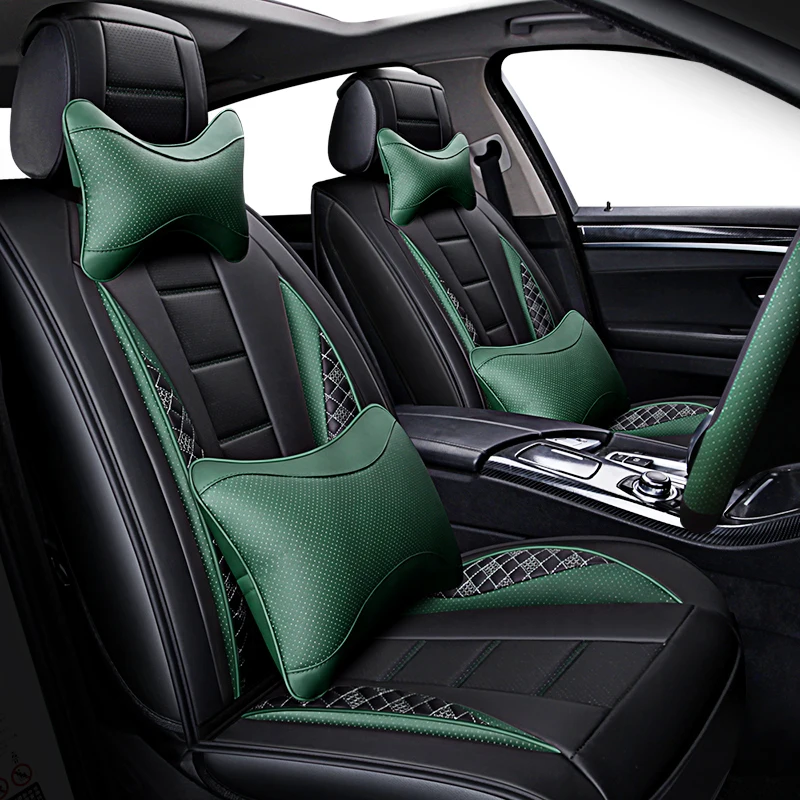 

(Front + Rear) Special Leather car seat covers For Toyota Corolla Camry Rav4 Auris Prius Yalis Avensis SUV auto accessories car