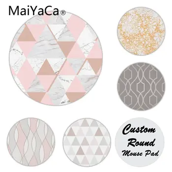 

MaiYaCa New Printed Modern Faux Rose Gold Pink Glitter Large Mouse pad PC Computer mat New Personalized print Mousepad