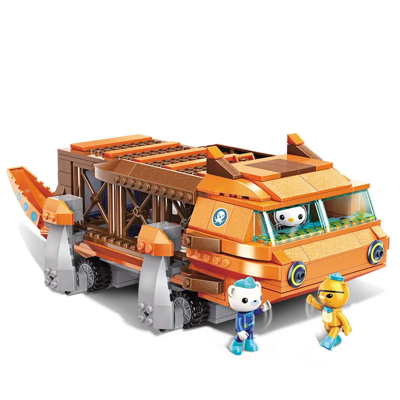 Octonauts строительный блок GUP-G мобильные Speeders Launcher& Barnacles kwazii песо 378 обучающие игрушки для мальчиков - Цвет: 3706
