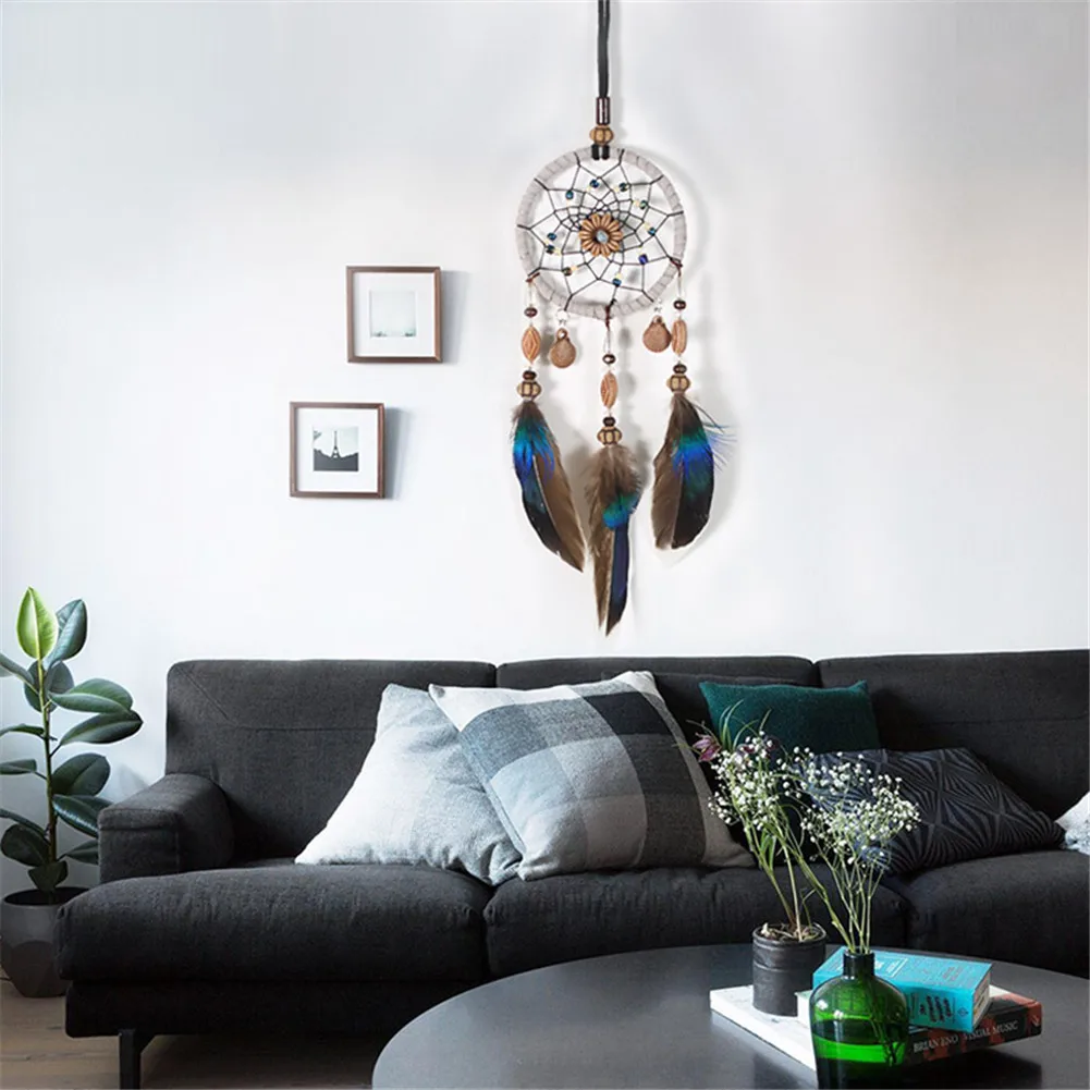 Car Accessories Car Pendant Festival Birthday Gift Home Decoration Universal Manual Dream Catcher Wind Chimes