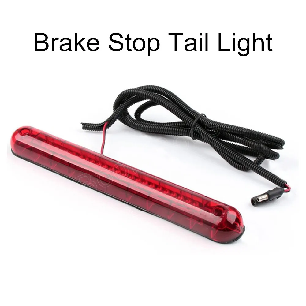 

hot sale car 12v 24 LED Red Third Brake Light Bar Tail Lamp Blub For Universal free shipping