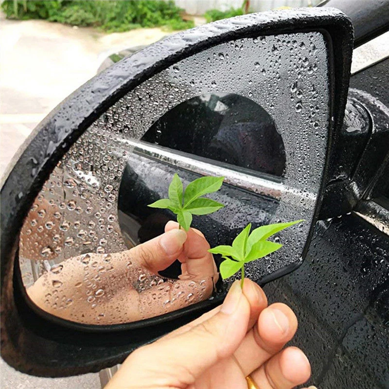 

Auto Rearview Mirror Protective Film Waterproof Car Rain Film Anti Fog Membrane Antiglare Rainproof Car Mirror Window Clear Film