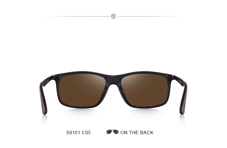 MERRYS дизайнерские мужские классические поляризационные солнцезащитные очки TR90, уличные спортивные ультра-светильник серии с защитой от ультрафиолета S8161