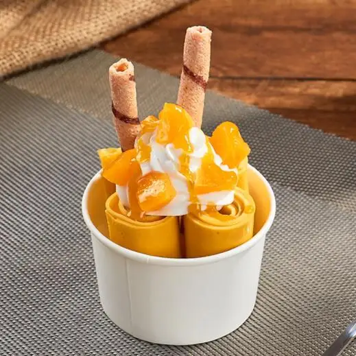 Foodsdisplaypropsfakefriedicecreamrollsmodelfruiticeroll