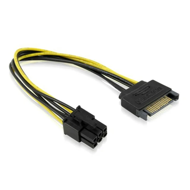 Special Price 20cm 15Pin-6Pin Power Cords Cable DC Mining Machine Extension Graphics Card Reverse Adapter Cables for PC Computer Special Price 20cm 15Pin-6Pin Power Cords Cable DC Mining Machine Extension Graphics Card Reverse Adapter Cables for PC Computer