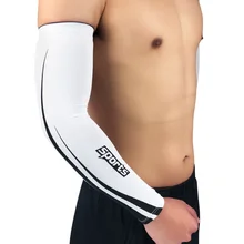 1 шт./пара Спорт бег велосипед Велоспорт Локоть рукава крышка Для мужчин Для женщин с защитой от УФ лучей баскетбольный мяч для игры в гольф, удобные, дышащие