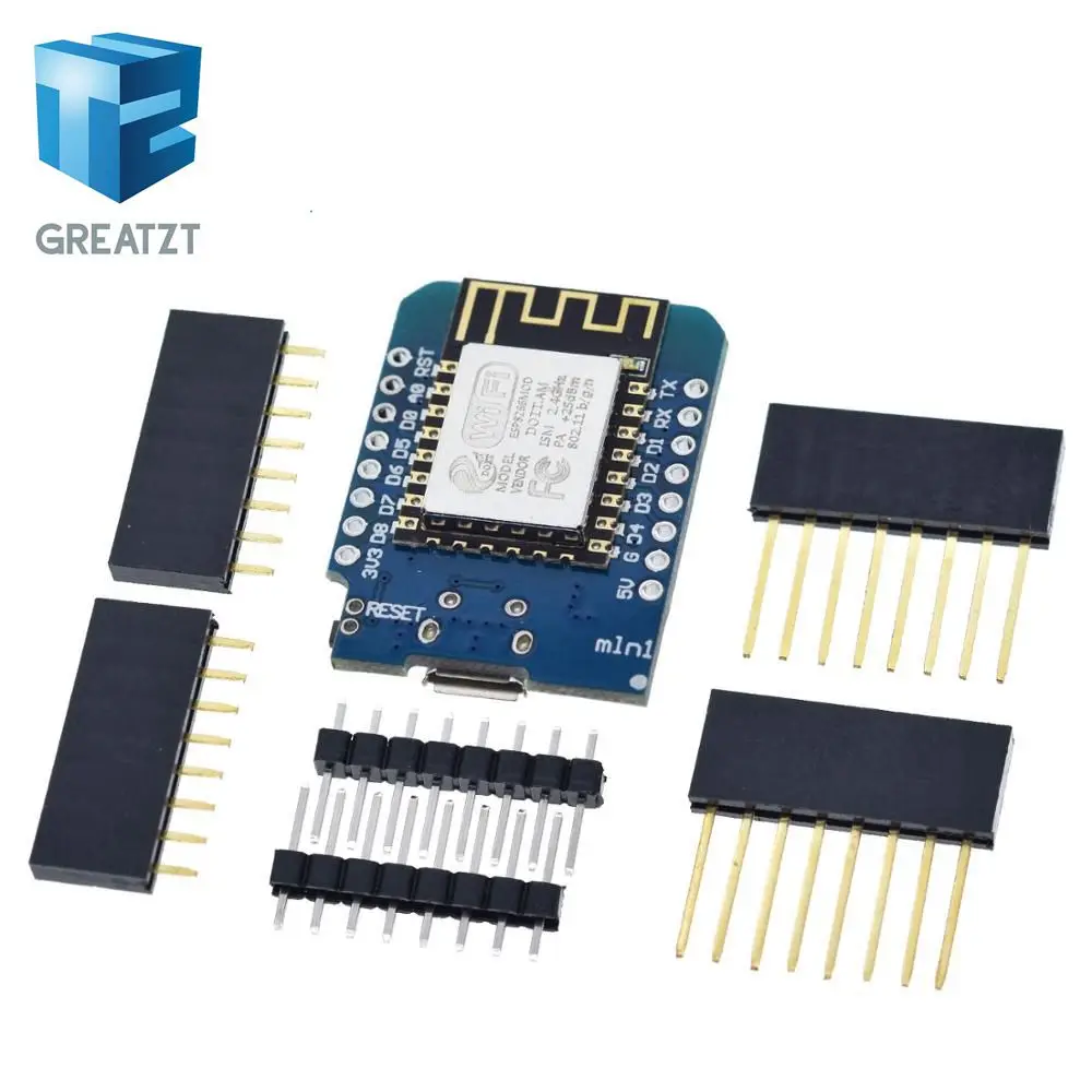 GREATZT ESP8266 ESP-12 ESP12 WeMos D1 Мини модуль Wemos D1 Мини WiFi макетная плата Micro USB 3,3 В на основе ESP-8266EX 11