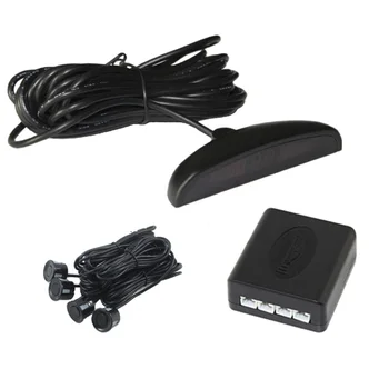 

New Car Reversing Parking Radar Sensor Set Vehicle 4 Sensors Audio Buzzer Sound Alarm Kit CSL2018