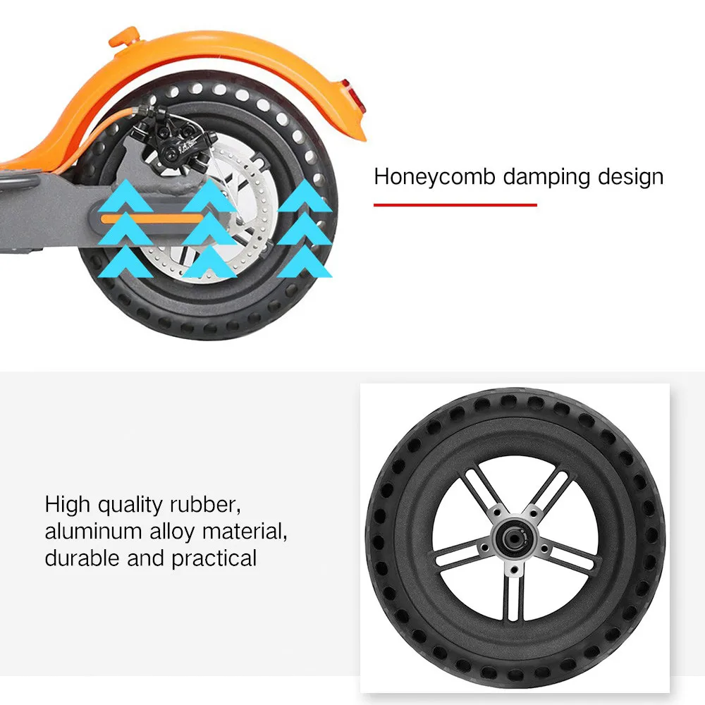 Взрывозащищенный проколостойкие колеса шин без каблука Бесплатная для Xiaomi M365 Электрический Scooterstep