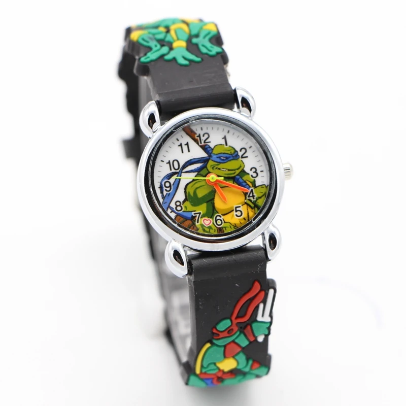 Cute Teenage Mutant Ninja Turtles Style Kids Analog Quartz Wrist Watch cartoon 3D watch Cute Teenage Mutant Ninja Turtles Style Kids Analog Quartz Wrist Watch cartoon 3D watch