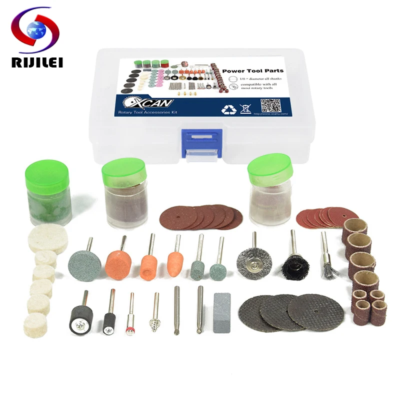 

RIJILEI Brand new 100PCS BIT SET SUIT MINI DRILL ROTARY TOOL & FIT DREMEL Grinding,Carving,Polishing tool sets,grinder head