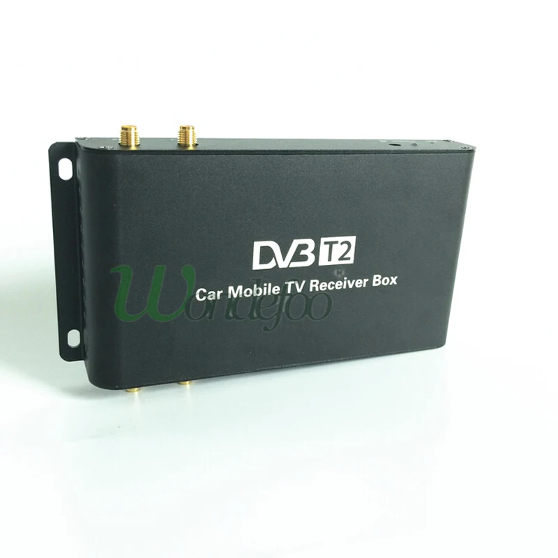 Автомобильный 4 антенный DVB-T2 180-200 км/ч, 4 чипа DVB T2, Автомобильный цифровой ТВ-тюнер HD 1080 P, ТВ-приемник DVBT2