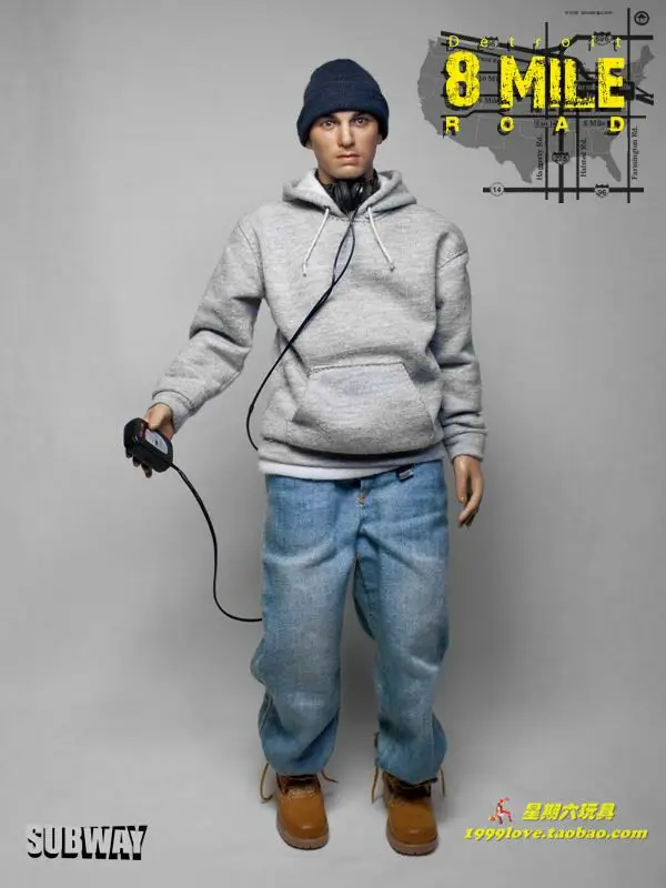 SUBWAY 1/6 8 MILE ROAD Eminem 1" фигурка игрушки MIB фигурка