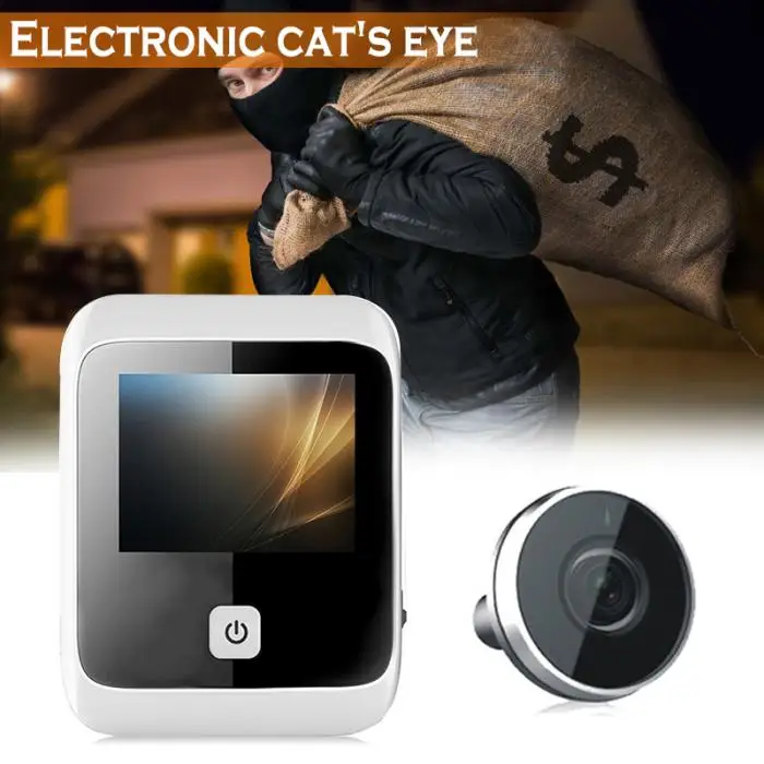 3.0Inch LCD Digital Viewer Door Eye Doorbell Video Intercom HD Camera Anti-theft JR Deals