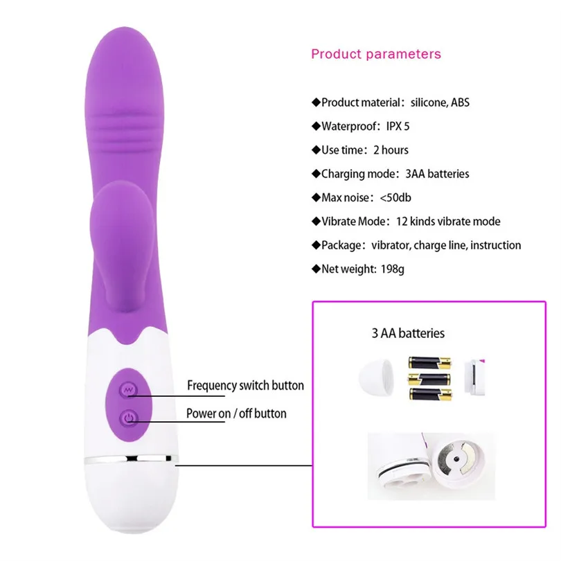 Vibrator Sex Toys For Woman 12 Speed Multispeed Vibrator G-Spot Dildo Vibe Female Adult Sex Toy Waterproof Massager  (10)
