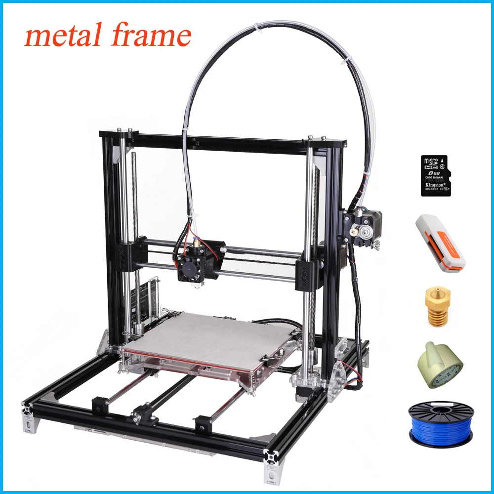 full metal frame reprap i3 best price 3d printer kit