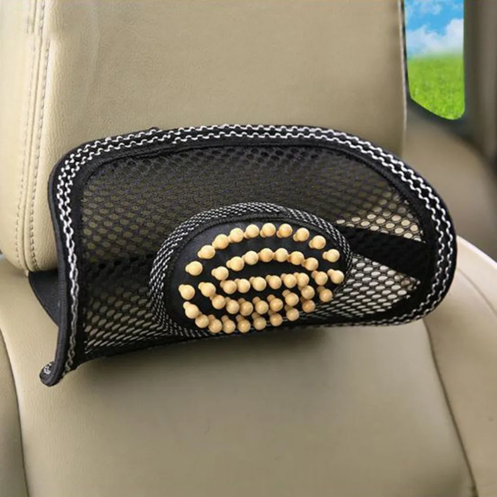 

2018 Practical Car Headrest Summer Cool Hollow Breathable Car Pillow Air Net Neck Pillow Comfortable Head Neck Support