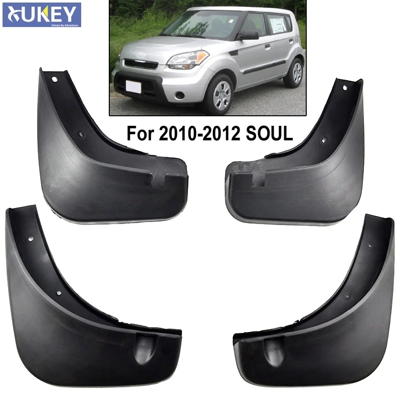 Комплект литых автомобильных брызговиков для Kia SOUL 2010 2011 брызговики от грязи