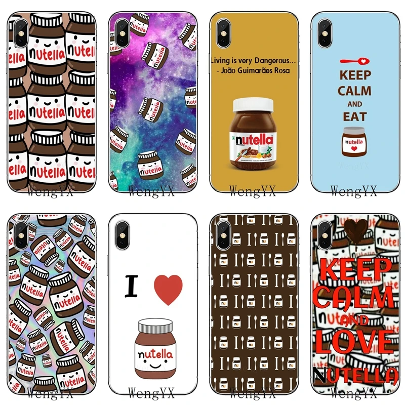 Милый дизайн Nutella милые мягкие аксессуары из ТПУ чехол для телефона Huawei Mate 7 8 9 10 lite