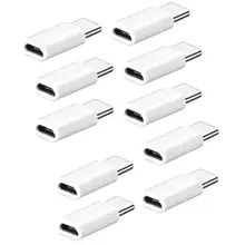 Адаптер Binmer 10 упаковок USB-C type-C к Micro USB адаптер для зарядки данных для zte zmax Pro для Z981/для Motorola для MOTO Z#1