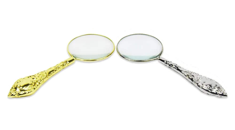 

Europe style golden & silver metal 5X 45mm optical magnifier